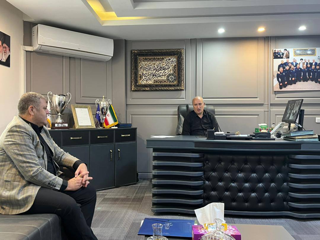 دیدار مدیرعامل باشگاه آلومینیوم با رئیس فدراسیون فوتبال
