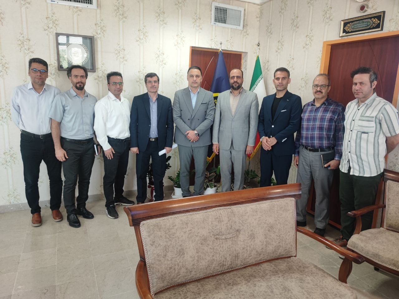 جلسه هم‌اندیشی مدیرعامل باشگاه آلومینیوم با مدیر کل صداوسیمای استان مرکزی